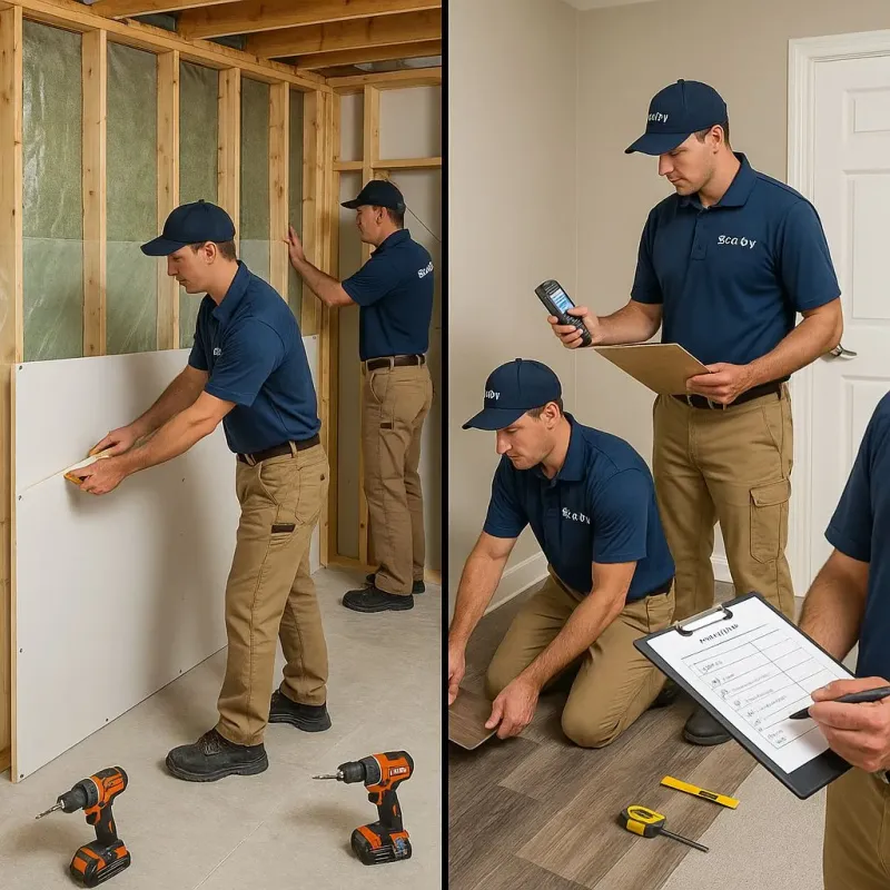Repairs and Reconstruction process in Greenbush, ME